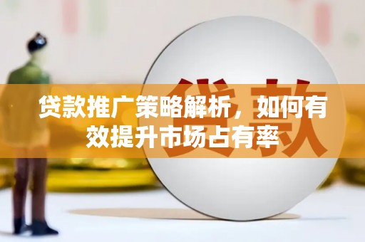 雅安贷款推广策略解析，如何有效提升市场占有率