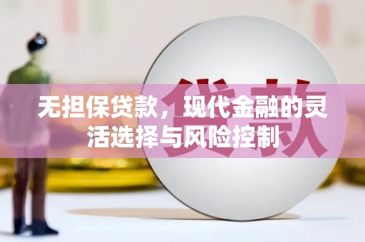 雅安无担保贷款，现代金融的灵活选择与风险控制