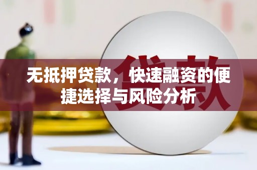 雅安无抵押贷款，快速融资的便捷选择与风险分析