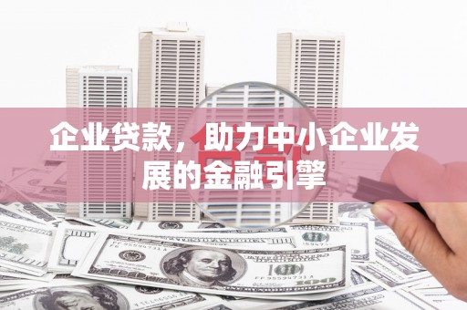 雅安企业贷款，助力中小企业发展的金融引擎