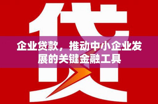 雅安企业贷款，推动中小企业发展的关键金融工具