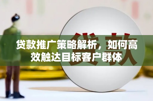 雅安贷款推广策略解析，如何高效触达目标客户群体