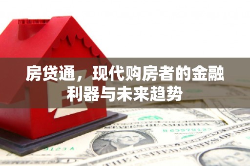 雅安房贷通，现代购房者的金融利器与未来趋势