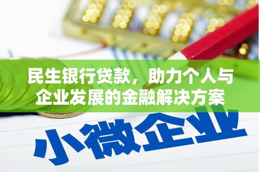雅安民生银行贷款，助力个人与企业发展的金融解决方案