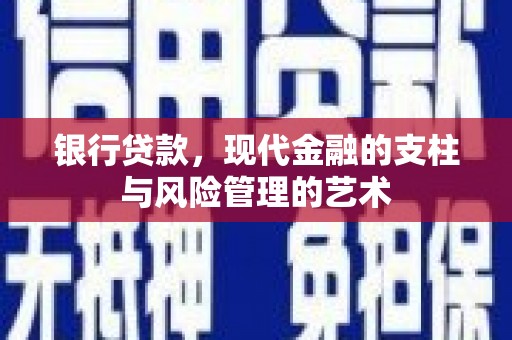 雅安银行贷款，现代金融的支柱与风险管理的艺术