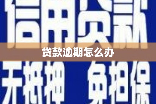 雅安贷款逾期怎么办