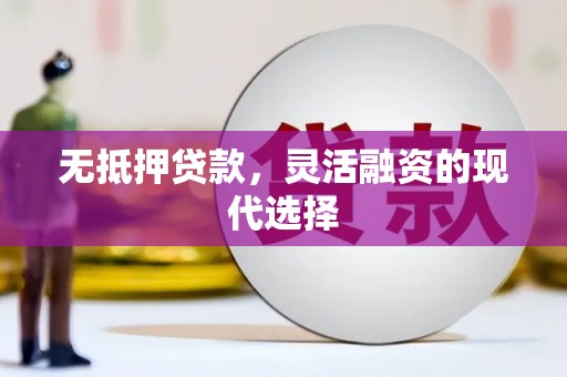 雅安无抵押贷款，灵活融资的现代选择