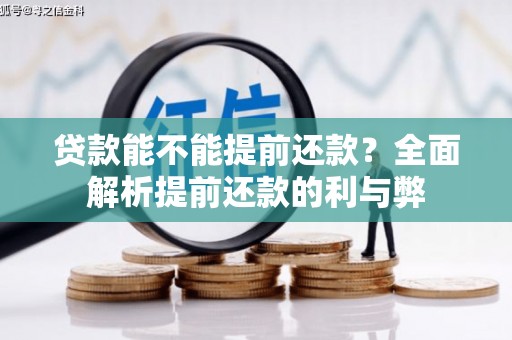 雅安贷款能不能提前还款？全面解析提前还款的利与弊