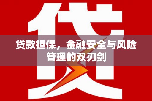 雅安贷款担保，金融安全与风险管理的双刃剑