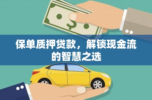 雅安保单质押贷款，解锁现金流的智慧之选