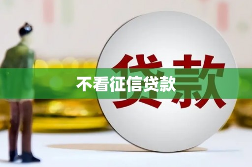 雅安不看征信贷款