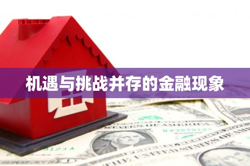 雅安机遇与挑战并存的金融现象